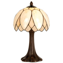 Stolní lampa Tiffany Pivoine - Ø 25*42 cm 1x E14 / max 60w
