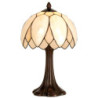 Stolní lampa Tiffany Pivoine - Ø 25*42 cm 1x E14 / max 60w