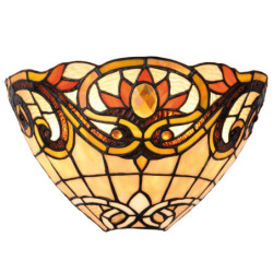 Nástěnná lampa Tiffany Fleur - 30*15*20 cm 1x E14 / Max 40W