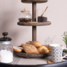 Ozdobná skleněná dóza s víčkem s úchytkou Noir – Ø 10*21 cm / 0,9L