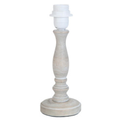 Přírodní dřevěná noha k lampě s patinou Terah - Ø16*28 cm