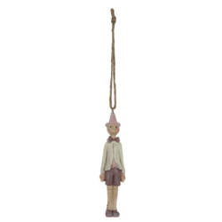 Závěsná dekorativní ozdoba Pinocchio - 3*3*11 cm