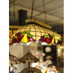 Závěsné svítidlo Tiffany Fruits - 94*41*115 cm 3x E27 / Max 60W