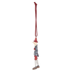Závěsná dekorace Pinocchio - 3*2*11 cm