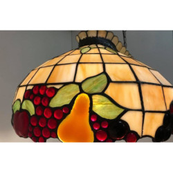 Závěsné svítidlo Tiffany Fruits - 94*41*115 cm 3x E27 / Max 60W