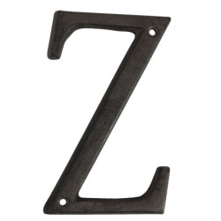 Nástěnné kovové písmeno Z - 13 cm