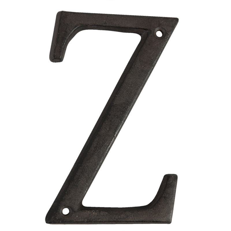 Nástěnné kovové písmeno Z - 13 cm
