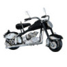 Kovový retro model černé motorky - 11*6*7 cm