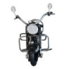 Kovový retro model černé motorky - 11*6*7 cm