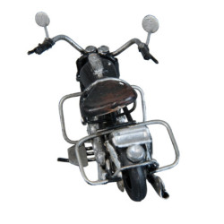 Kovový retro model černé motorky - 11*6*7 cm