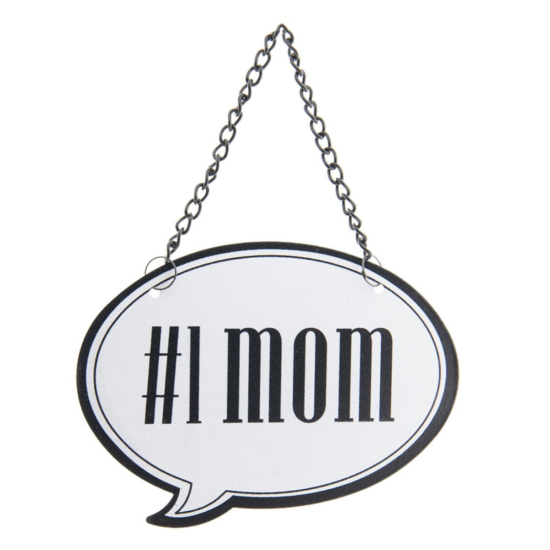 Nástěnná kovová cedule 1Mom - 11*8 cm