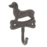 Kovový nástěnný háček Pes s kostičkou - 10*4*15 cm