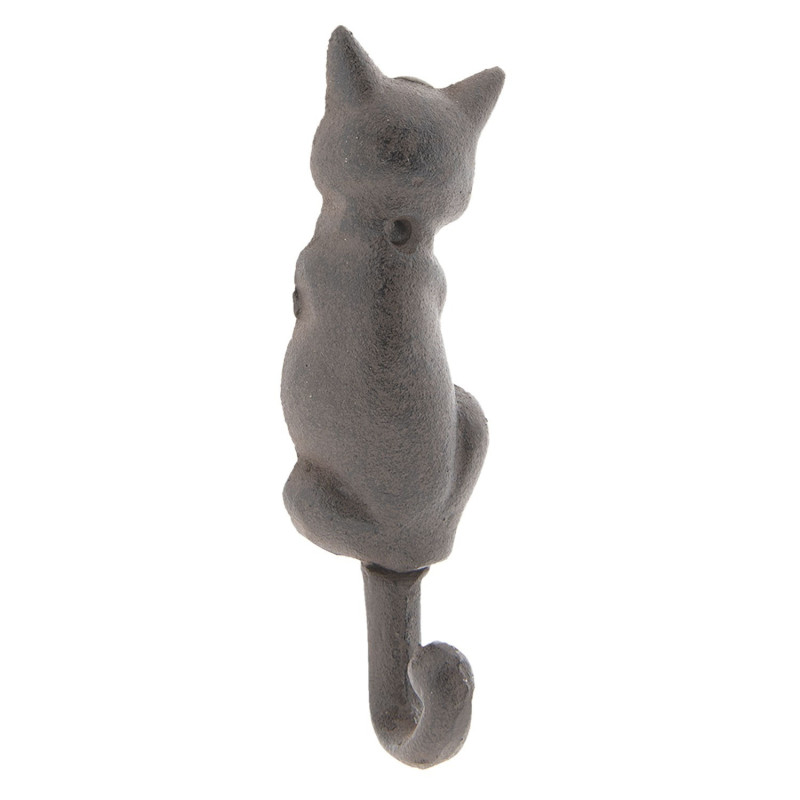 Nástěnný kovový háček kočka - 5*3*17 cm