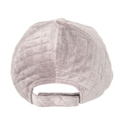 Růžová sametová kšiltovka - 57 cm