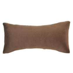 Hnědý chlupatý polštář Velvet na náramky - 13*7 cm