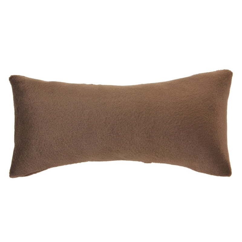 Hnědý chlupatý polštář Velvet na náramky - 13*7 cm