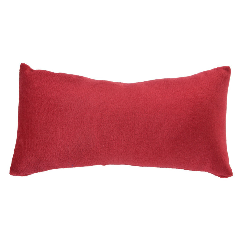 Červený chlupatý polštář Velvet na náramky - 13*7 cm