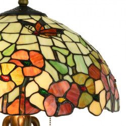 Stolní lampa Tiffany Esmée - Ø 40*63 cm E27/2*60W