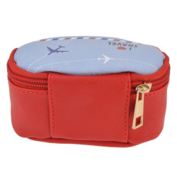 Červený toaletní kufřík I Love Travel - 12*8*6 cm