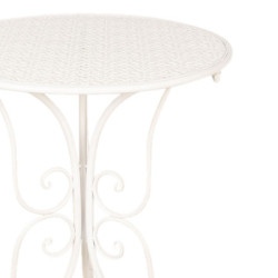 Set zahradního kovového nábytku Adaleide - Ø 60*70 / 2x Ø 40*40*92 cm