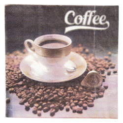 Papírové ubrousky Coffee 20 ks- 33*33 cm