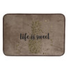 Champagne koupelnová předložka se zlatým potiskem Life is sweet - 60*40*1 cm