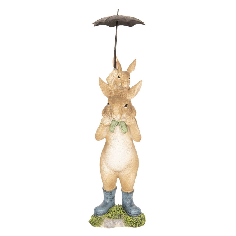 Dekorace králíci pod deštníkem - 8*7*25 cm