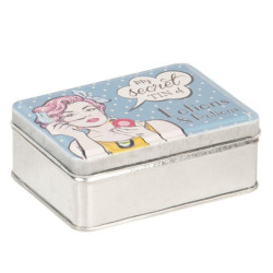Kovová krabička My secret - 11*8*4 cm