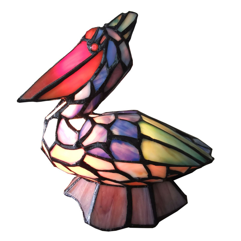 Stolní lampa Tiffany Bird - 24*19*31 cm