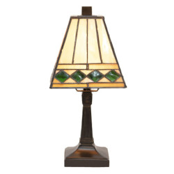 Stolní lampa Tiffany Pyramid - Ø 20*30 cm