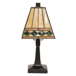 Stolní lampa Tiffany Pyramid - Ø 20*30 cm