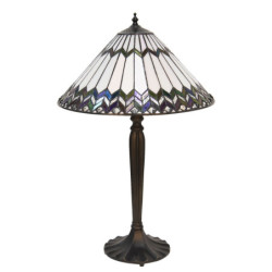 Tiffany stolní lampa Femma - Ø 40*62 cm