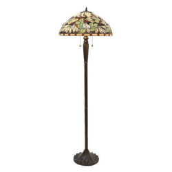 Stojací lampa Tiffany Larique -	Ø 51*157 cm