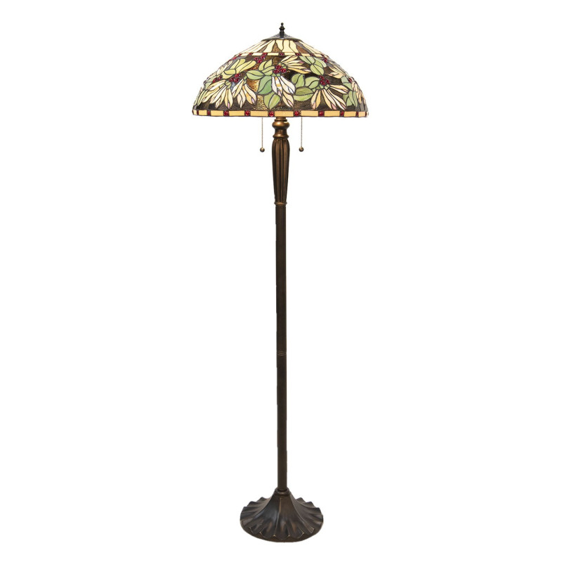 Stojací lampa Tiffany Larique -	Ø 51*157 cm