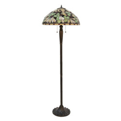 Stojací lampa Tiffany Larique -	Ø 51*157 cm