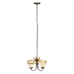 Závěsný vitrážový lustr Tiffany Odila - Ø 39*125 cm