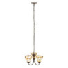Závěsný vitrážový lustr Tiffany Odila - Ø 39*125 cm