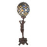 Stolní vitrážová lampa Tiffany Femme - 21*21*51 cm