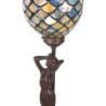 Stolní vitrážová lampa Tiffany Femme - 21*21*51 cm