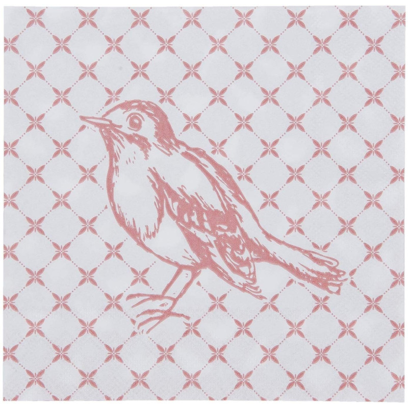 Papírové ubrousky s ptáčky Fly Away - 33*33 cm (20)