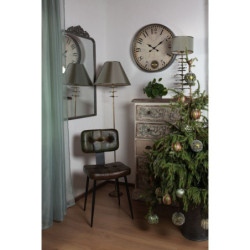 Dřevěná komoda se šuplíky a ornamenty - 85*36*120 cm