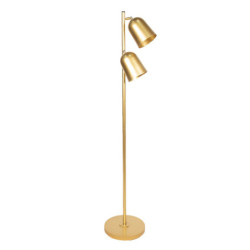 Zlatá stojací lampa více antik - 26*39*130 cm