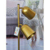 Zlatá stojací lampa více antik - 26*39*130 cm