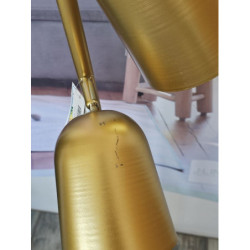 Zlatá stojací lampa více antik - 26*39*130 cm