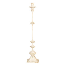 Vysoký vintage svícen - 12*12*60 cm