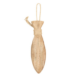 Dřevěná dekorace ryby - 7*3*30 cm