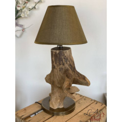 Zlato-zelené stínidlo lampy Couleurs - Ø 25*16 cm