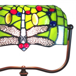 Stolní Tiffany lampa Libellule - 25*25*42 cm E27/max 1*60W