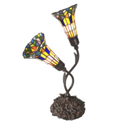 Stolní lampa Tiffany Carole - 46*28*63 cm
