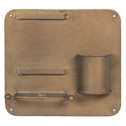 Retro nástěnný držák na toaletní papír - 30*5*28 cm